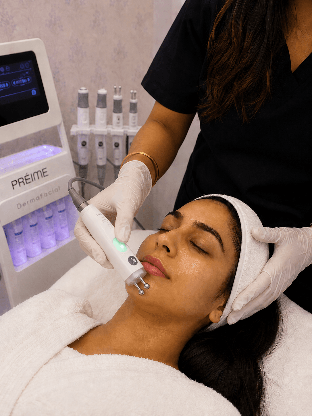 PRÉIME Dermafacial treatment at D'Cosmedics