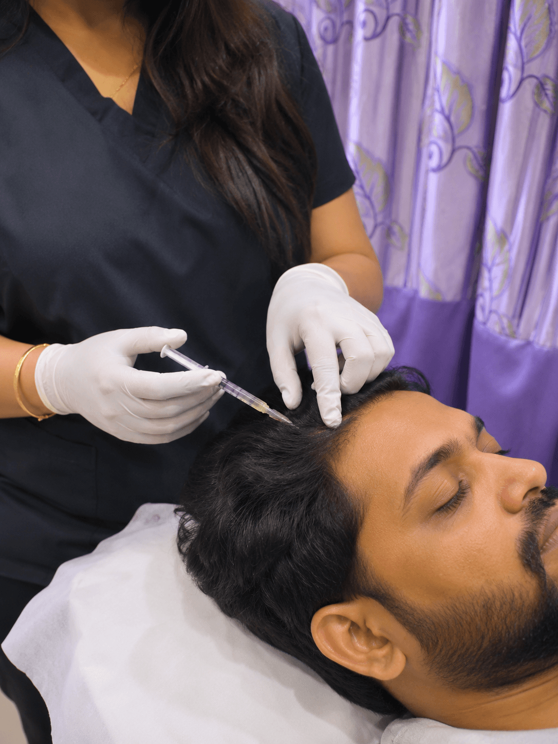 PRP for Hair treatment at D'Cosmedics