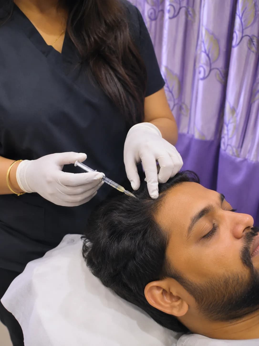 PRP for Hair treatment at D'Cosmedics